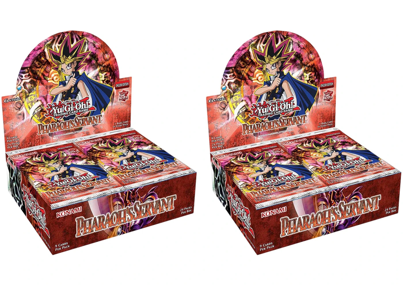 Yu-Gi-Oh Pharaoh's Servant 25th Anniversary Edition Booster Box 2x Lot