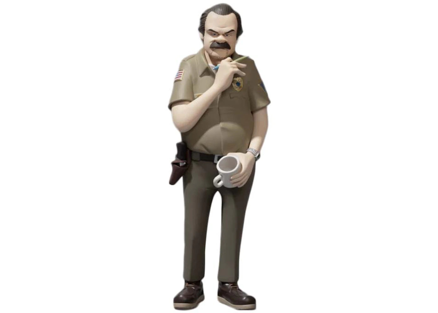 Yusuke Hanai Stranger Things "Coffee and Contemplation" Jim Hopper Figure