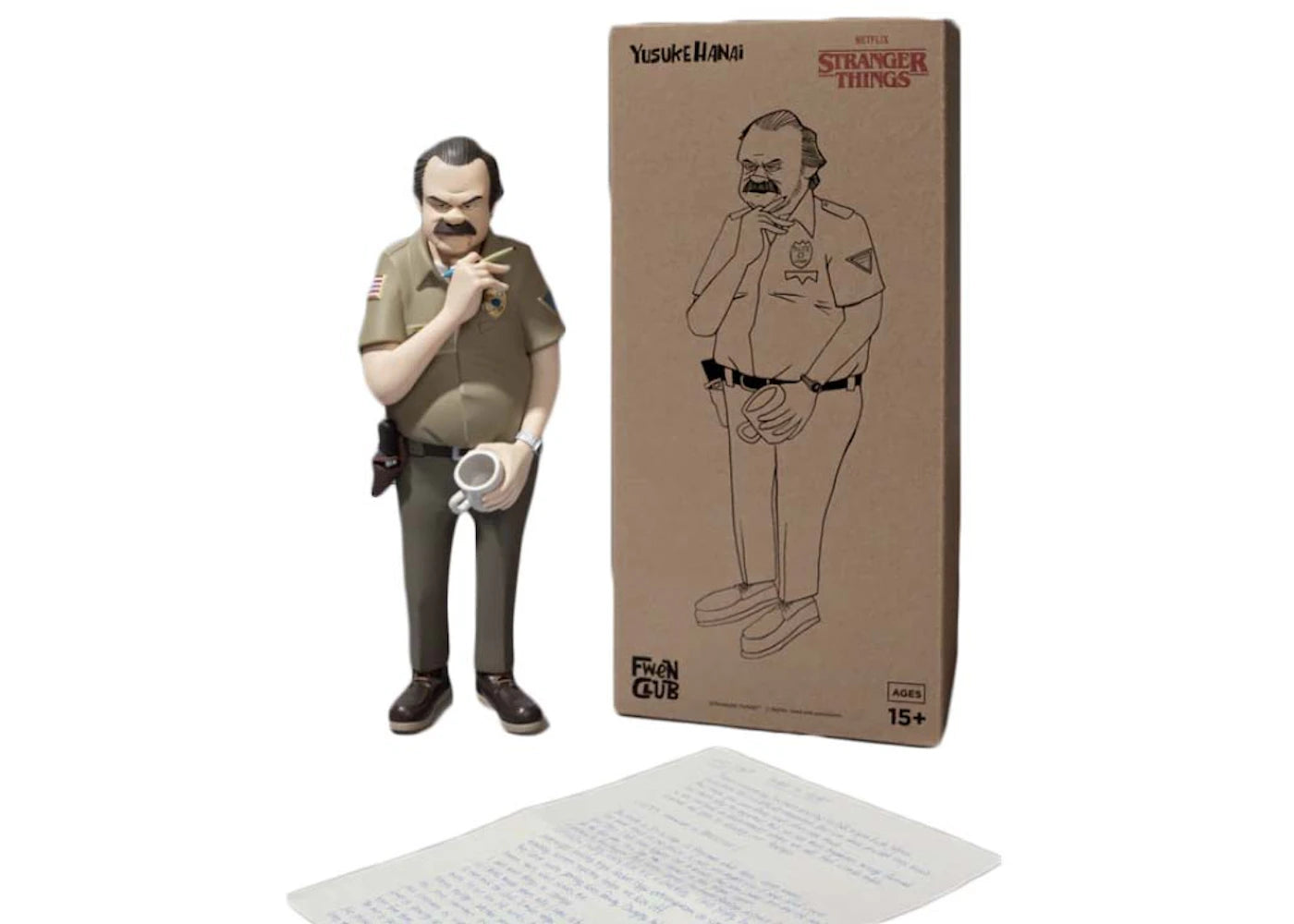Yusuke Hanai Stranger Things "Coffee and Contemplation" Jim Hopper Figure
