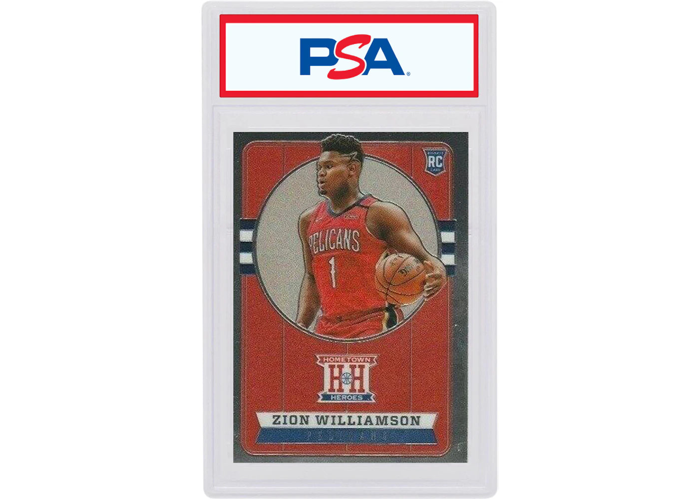 Zion WIlliamson 2019 Panini Chronicles Hometown Heroes Optic Rookie #552 (PSA or BGS Graded)