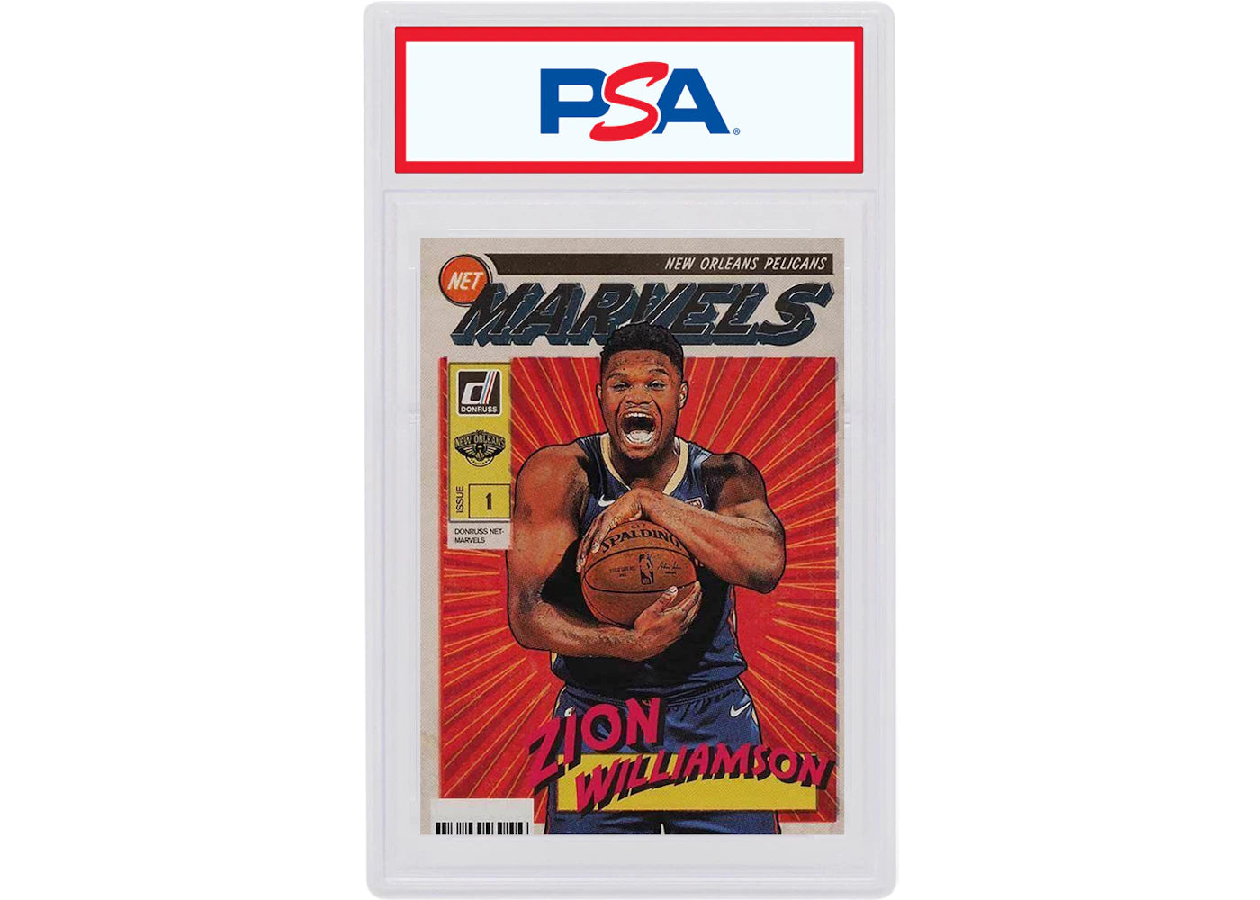 Zion WIlliamson 2019 Panini Donruss Net Marvels Rookie #4 (PSA or BGS Graded)