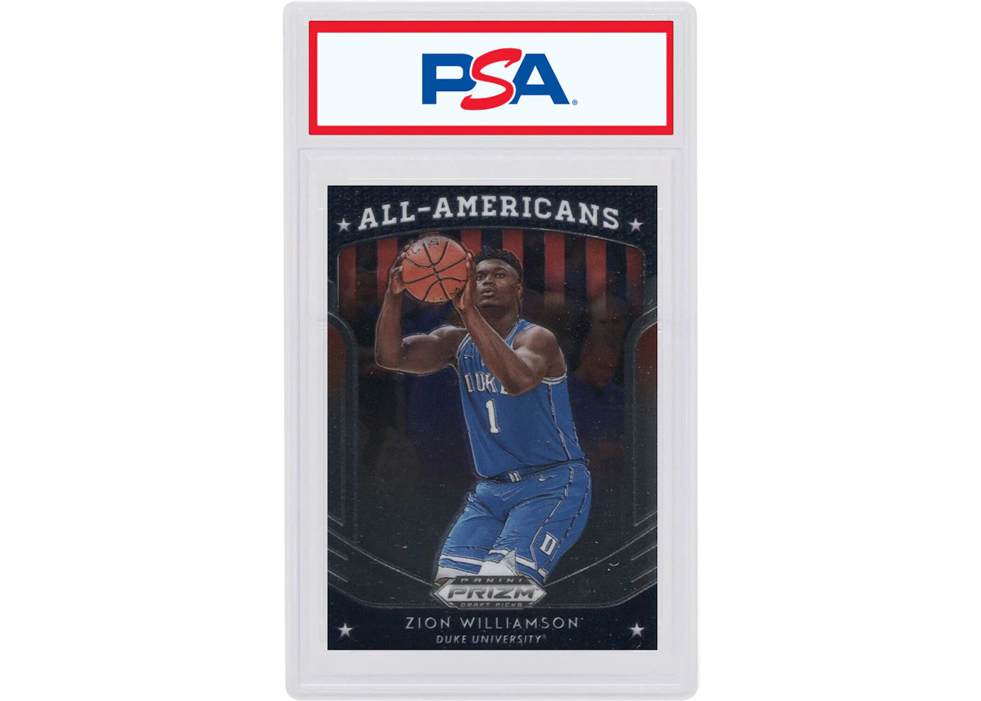 Zion WIlliamson 2019 Panini Prizm Draft Picks Rookie All-Americans #100 (PSA or BGS Graded)