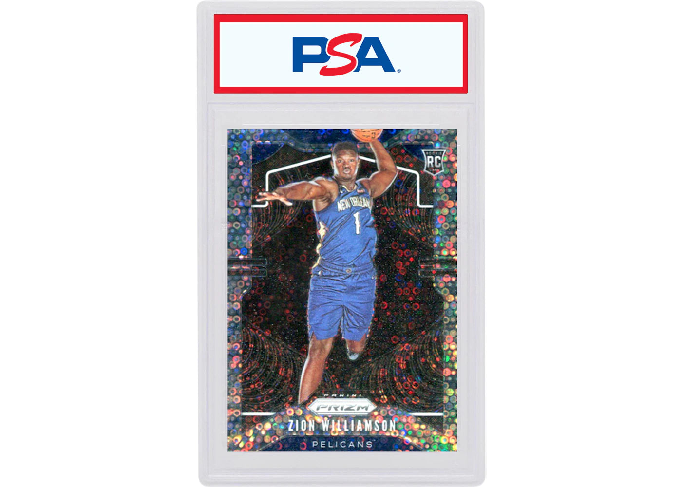 Zion Williamason 2019 Panini Prizm Fast Break Rookie Image Variation Disco #248 (PSA or BGS Graded)