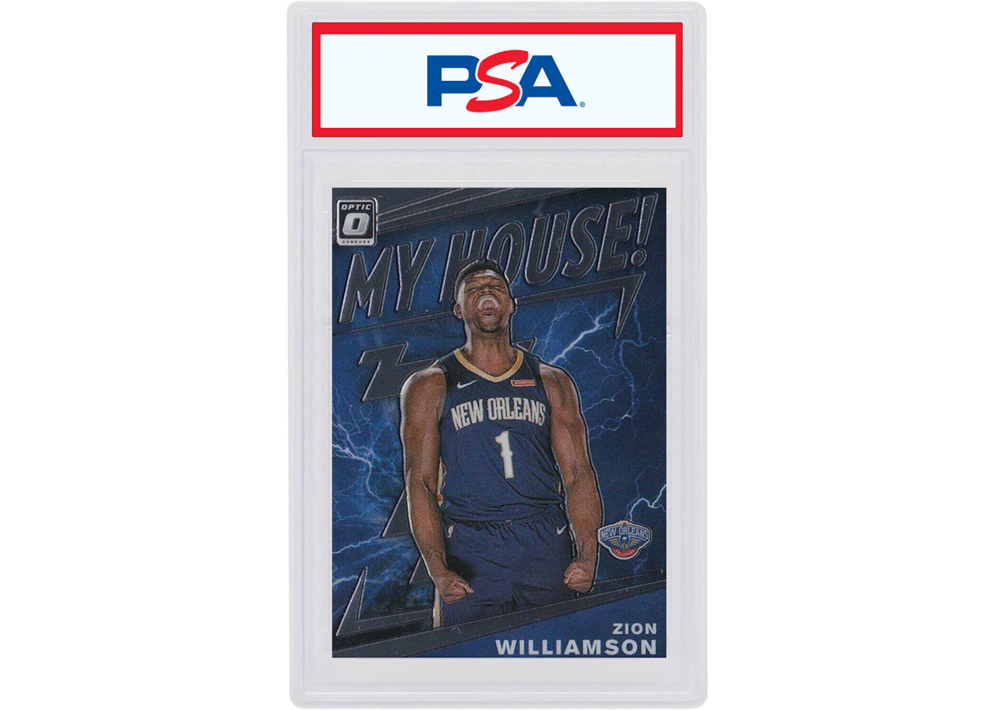 Zion Williamson 2019 Donruss Optic My House Rookie #15 (PSA or BGS Graded)