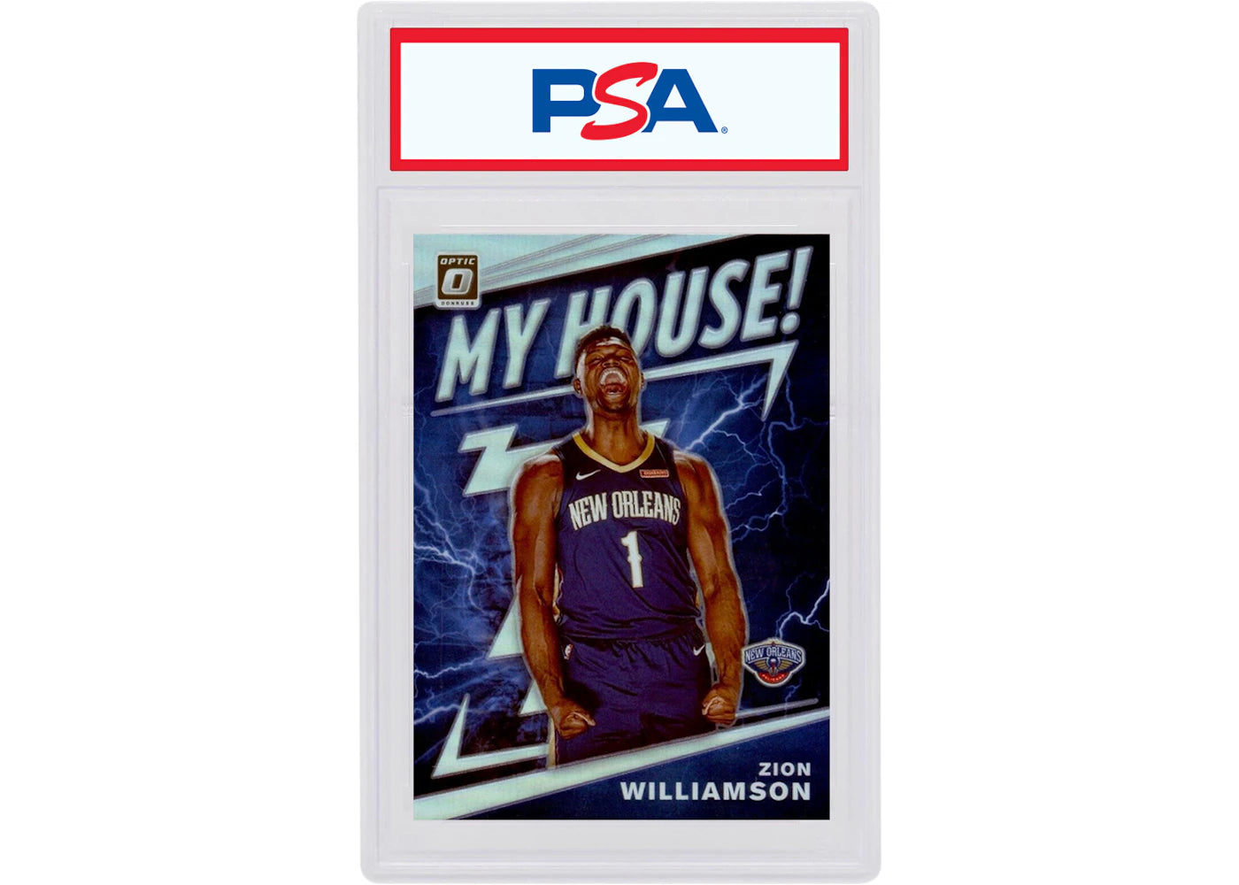 Zion Williamson 2019 Donruss Optic My House Rookie Holo #15 (PSA or BGS Graded)