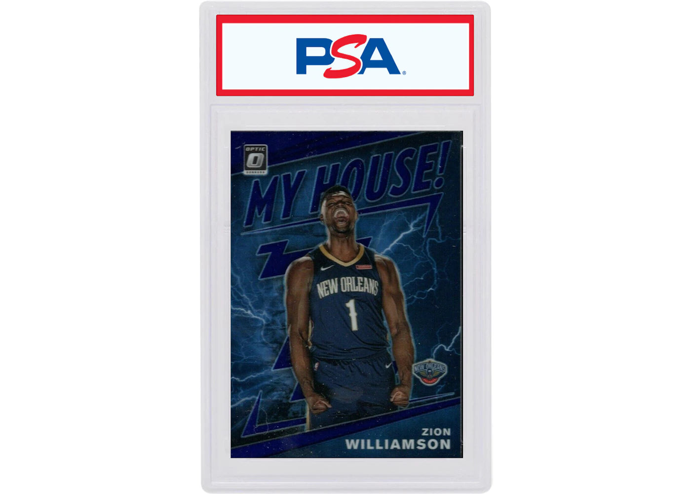 Zion Williamson 2019 Donruss Optic My House Rookie Purple #15 (PSA or BGS Graded)