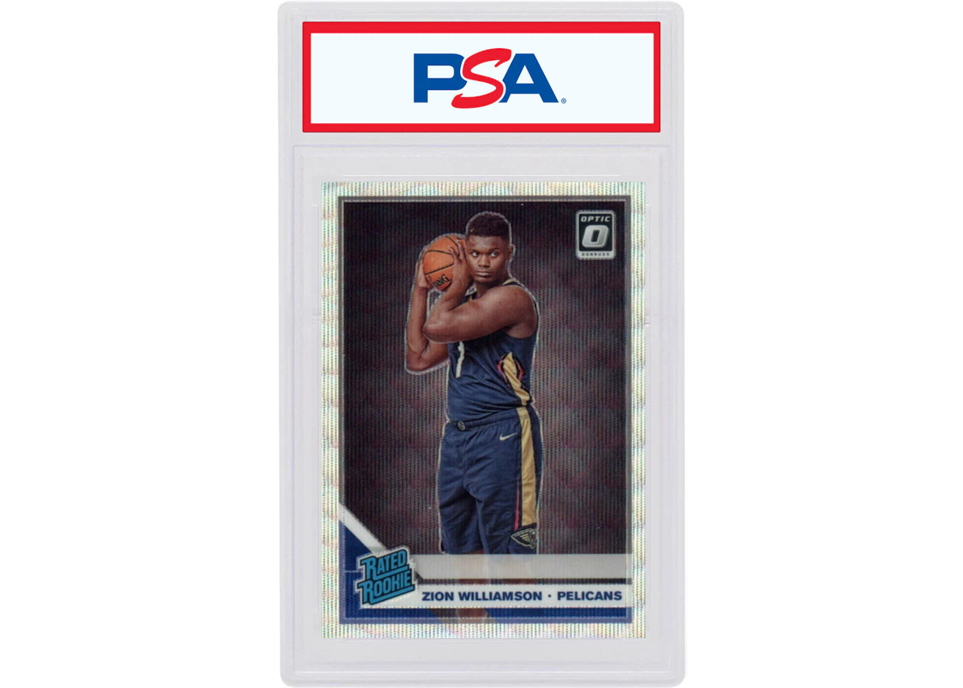Zion Williamson 2019 Donruss Optic Rookie Fanatics Box Set #158 (PSA or BGS Graded)