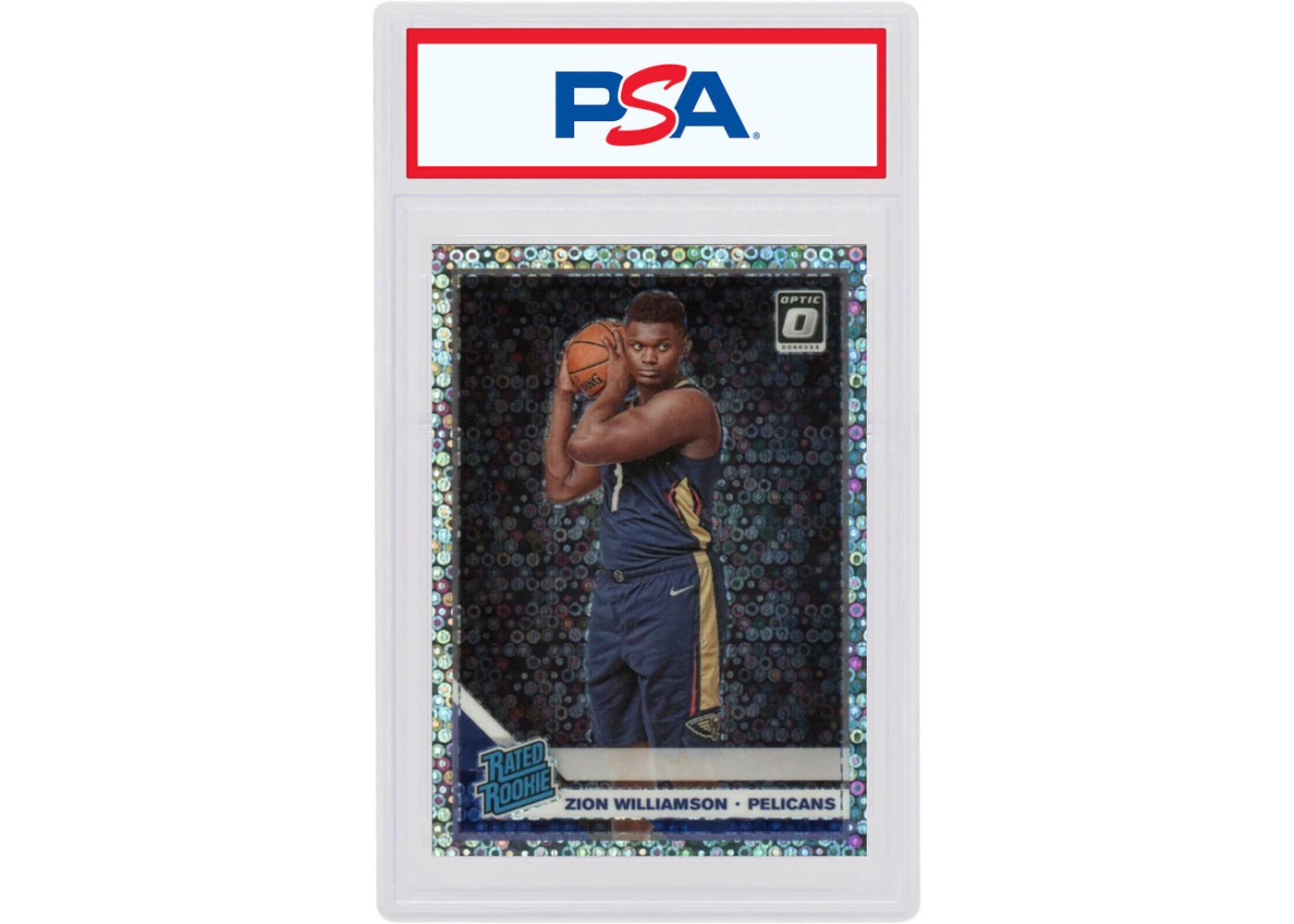 Zion Williamson 2019 Donruss Optic Rookie Fast Break Holo #158 (PSA or BGS Graded)