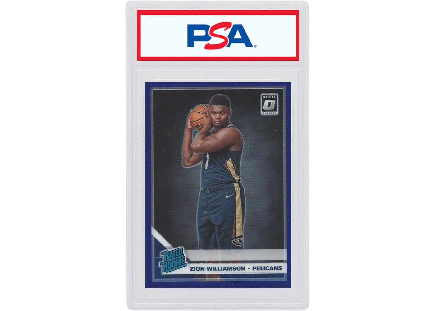 Zion Williamson 2019 Donruss Optic Rookie Purple #158 (PSA or BGS Graded)
