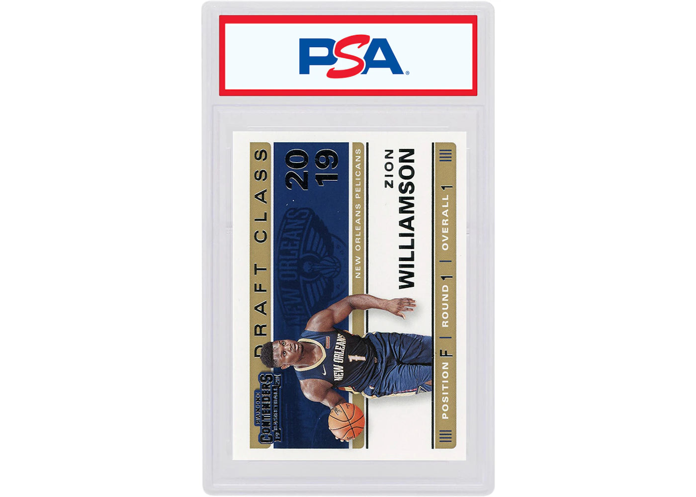 Zion Williamson 2019 Panini Contenders Rookie Draft Class #1