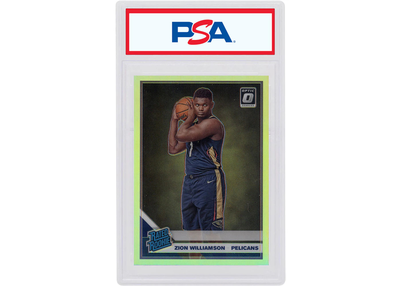 Zion Williamson 2019 Panini Donruss Optic Rookie Holo #158 (PSA or BGS Graded)