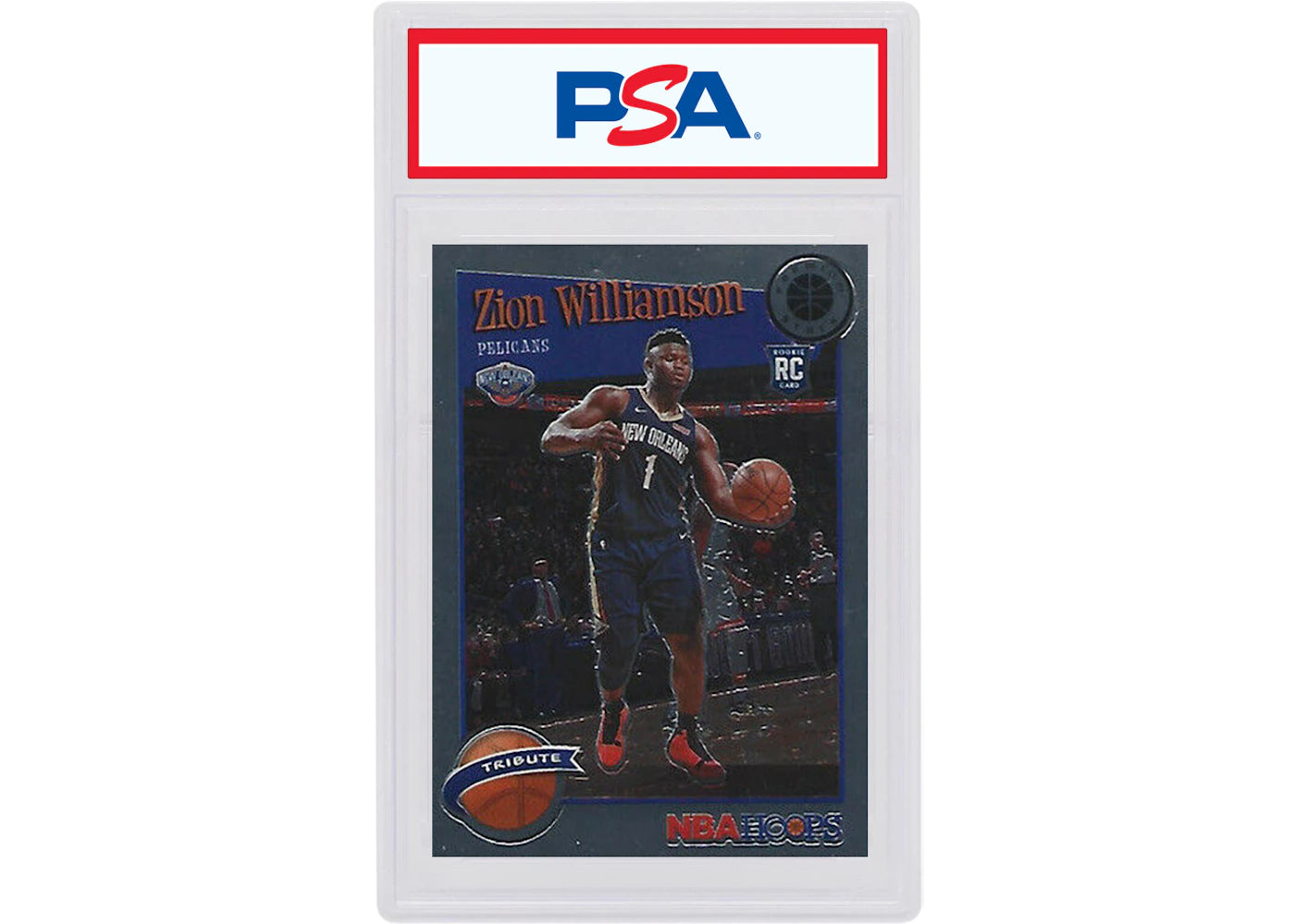 Zion Williamson 2019 Panini Hoops Premium Tribute Rookie #258 (PSA or BGS Graded)