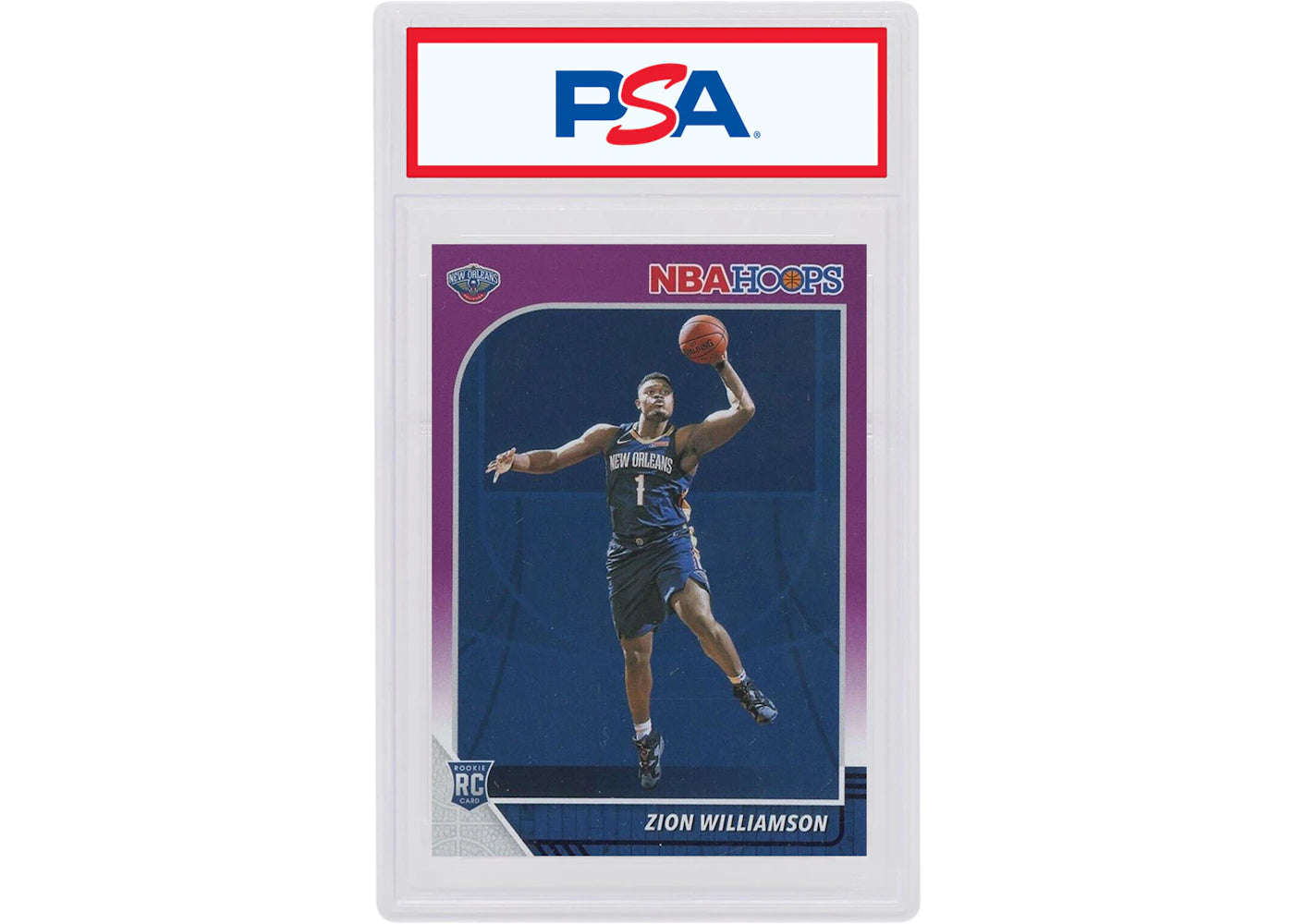 Zion Williamson 2019 Panini Hoops Rookie Purple #258 (PSA or BGS Graded)