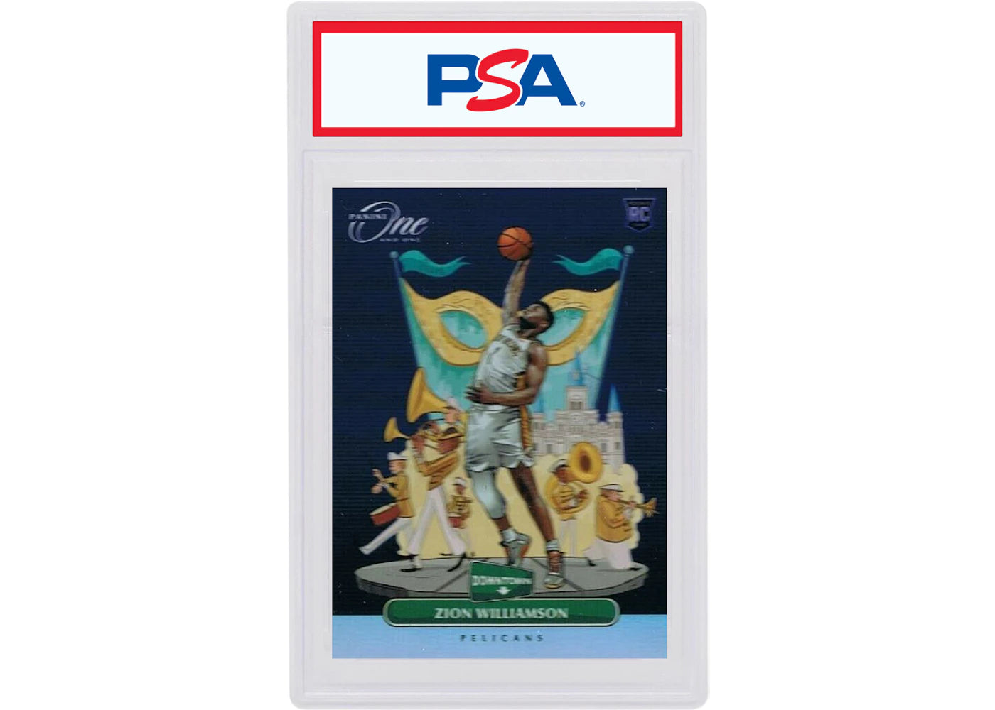 Zion Williamson 2019 Panini One and One Downtown Rookie #6 (PSA or BGS Graded)