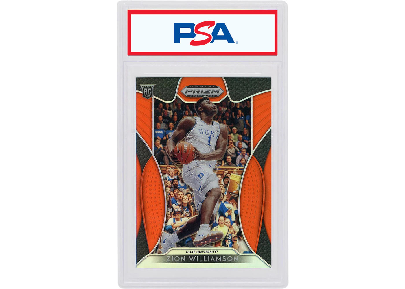 Zion Williamson 2019 Panini Prizm Draft Picks Rookie Orange #1 (PSA or BGS Graded)
