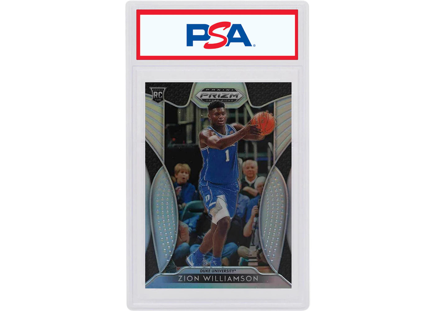 Zion Williamson 2019 Panini Prizm Draft Picks Rookie SIlver #64 (PSA or BGS Graded)