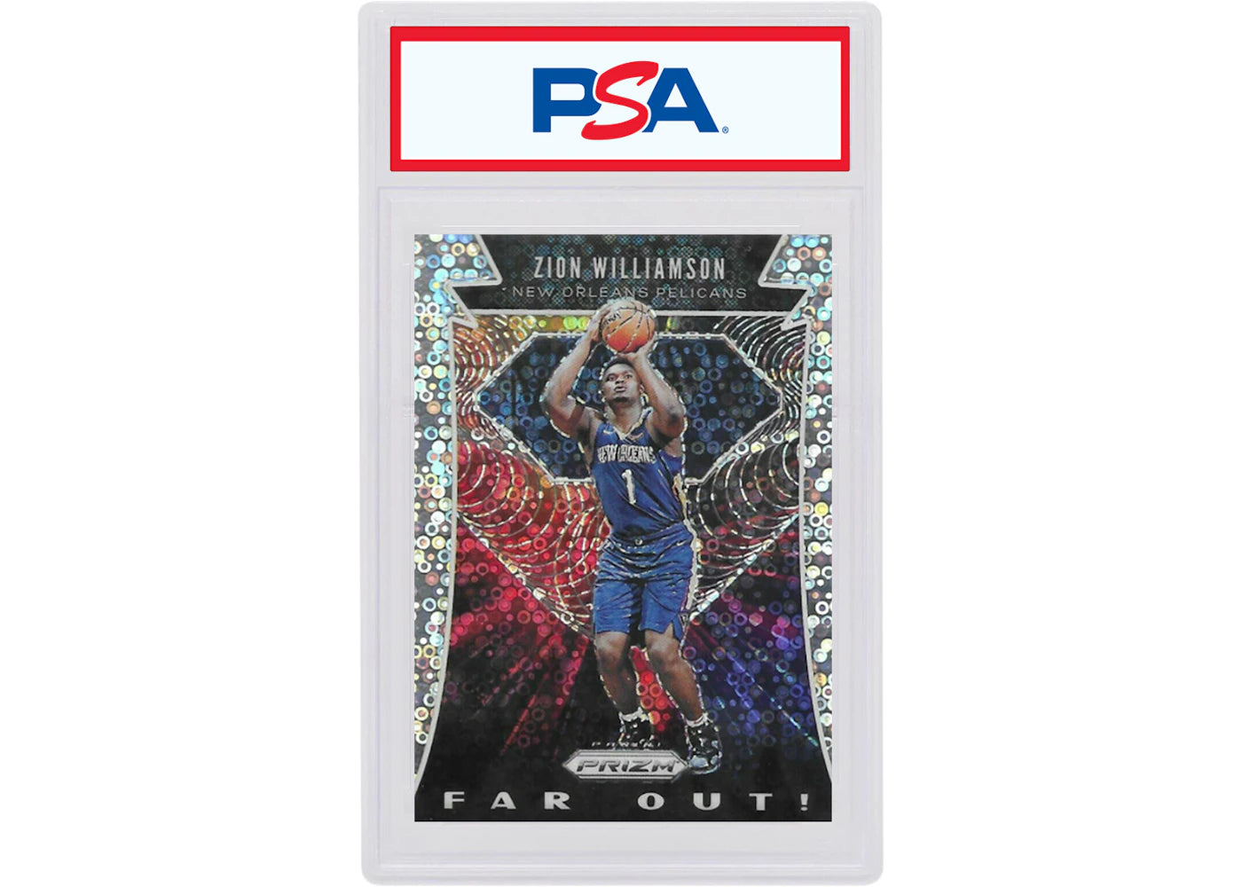 Zion Williamson 2019 Panini Prizm Far Out! Rookie Fast Break #24 (PSA or BGS Graded)