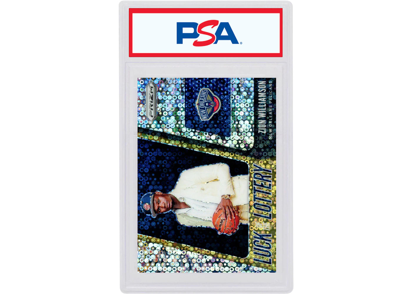 Zion Williamson 2019 Panini Prizm Luck of the Lottery Rookie Fast Break #1 (PSA or BGS Graded)