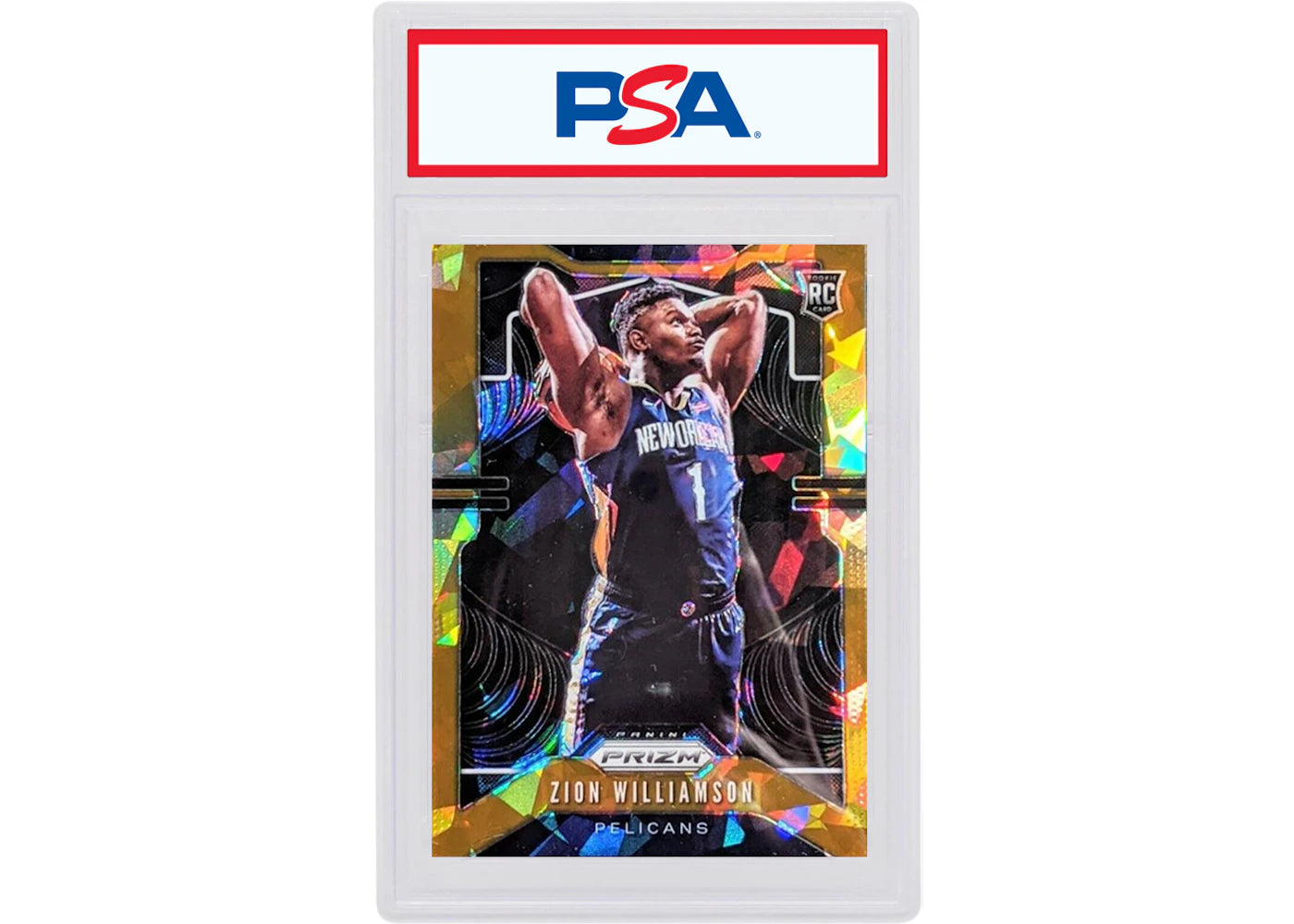 Zion Williamson 2019 Panini Prizm Rookie Orange Ice #248 (PSA or BGS Graded)
