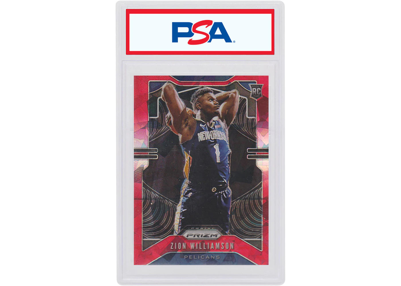 Zion Williamson 2019 Panini Prizm Rookie Red Ice #248 (PSA or BGS Graded)
