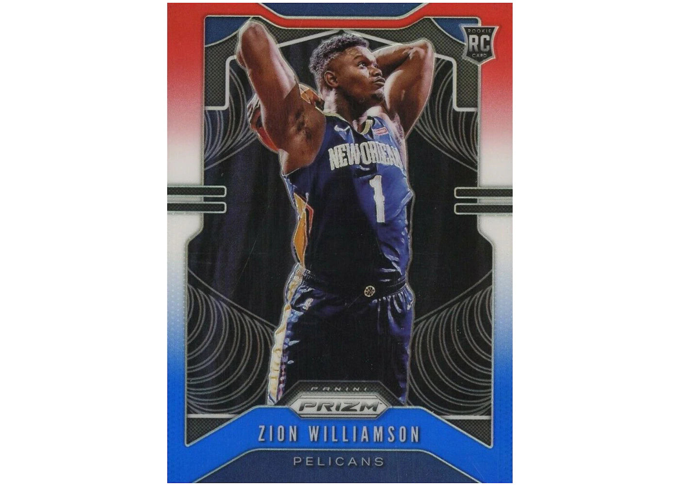 Zion Williamson 2019 Panini Prizm Rookie Red/White/Blue #248 (Ungraded)