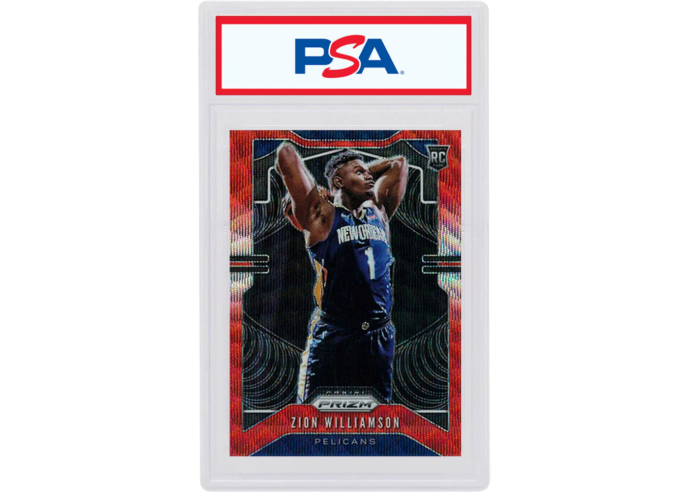 Zion Williamson 2019 Panini Prizm Rookie Ruby Wave #248 (PSA or BGS Graded)