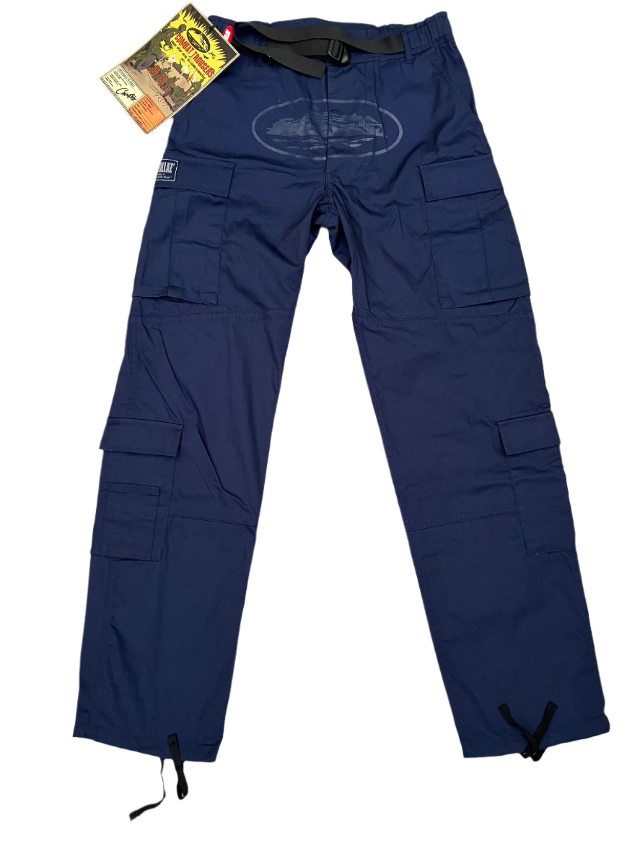 Corteiz Guerillaz* Cargo Pants Navy