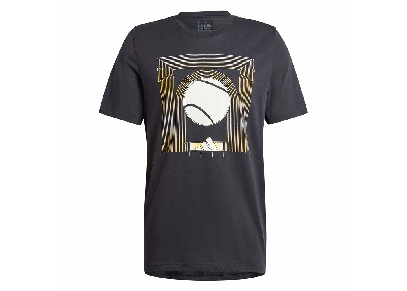 adidas AEROREADY Tennis Arc de Ball Graphic Tee Black