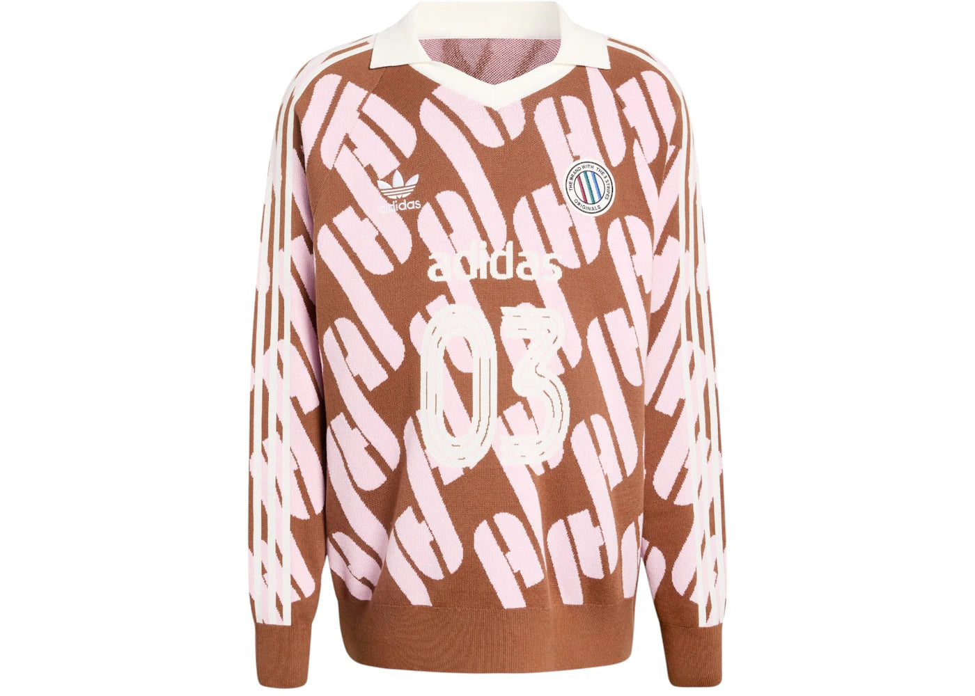 adidas Adicolor Blokecore Polo Preloved Brown True Pink
