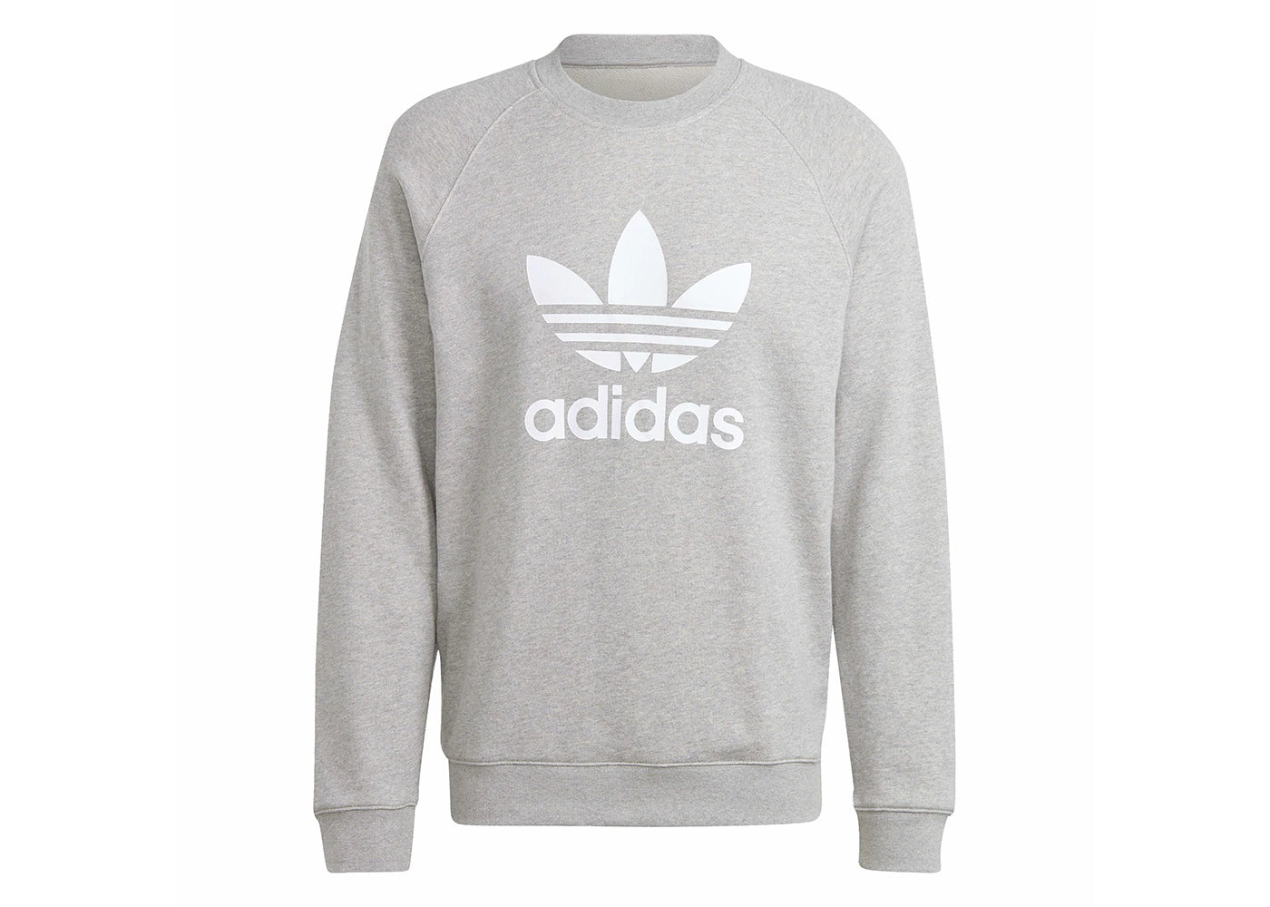 adidas Adicolor Classics Trefoil Crewneck Sweatshirt Medium Grey Heather