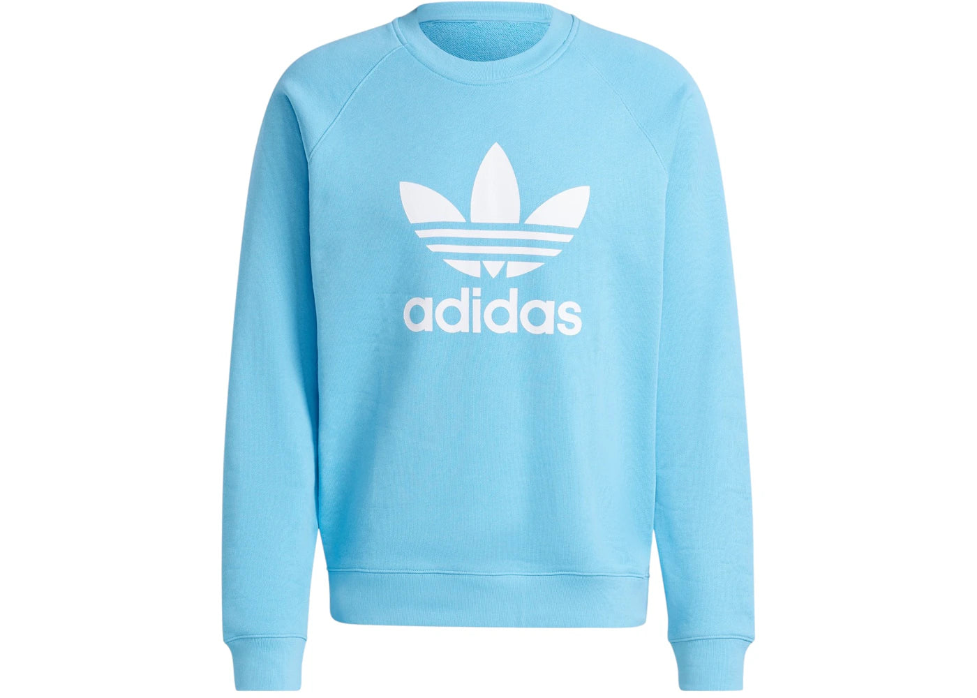 adidas Adicolor Classics Trefoil Crewneck Sweatshirt Semi Blue Burst
