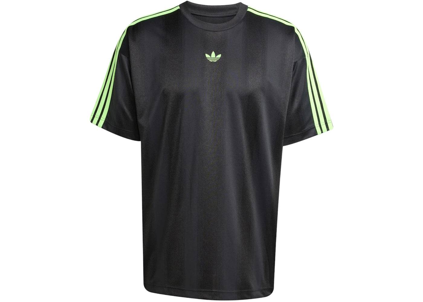 adidas Adicolor Jacquard Jersey Black Signal Green