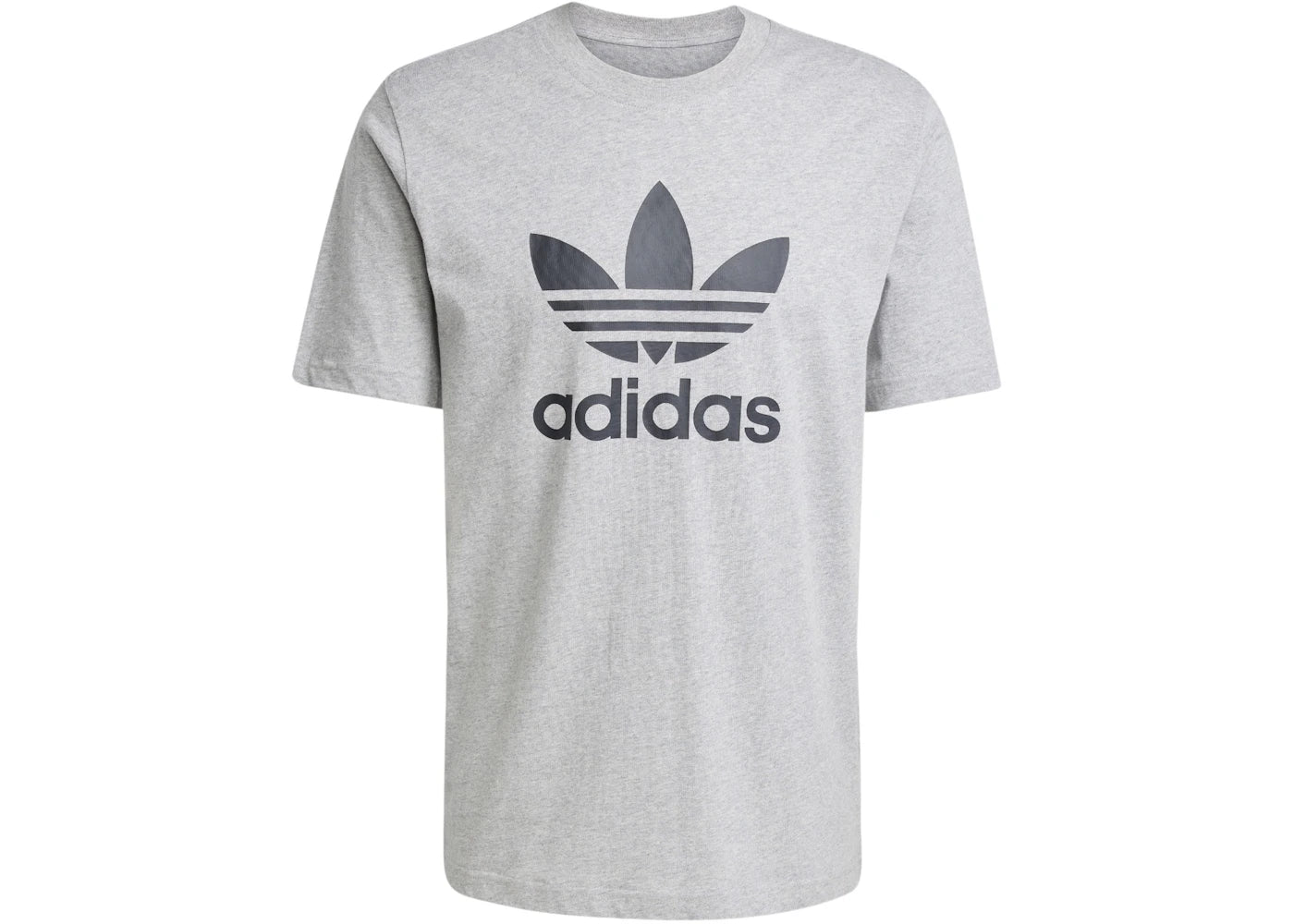 adidas Adicolor Trefoil Tee Medium Grey Heather Black