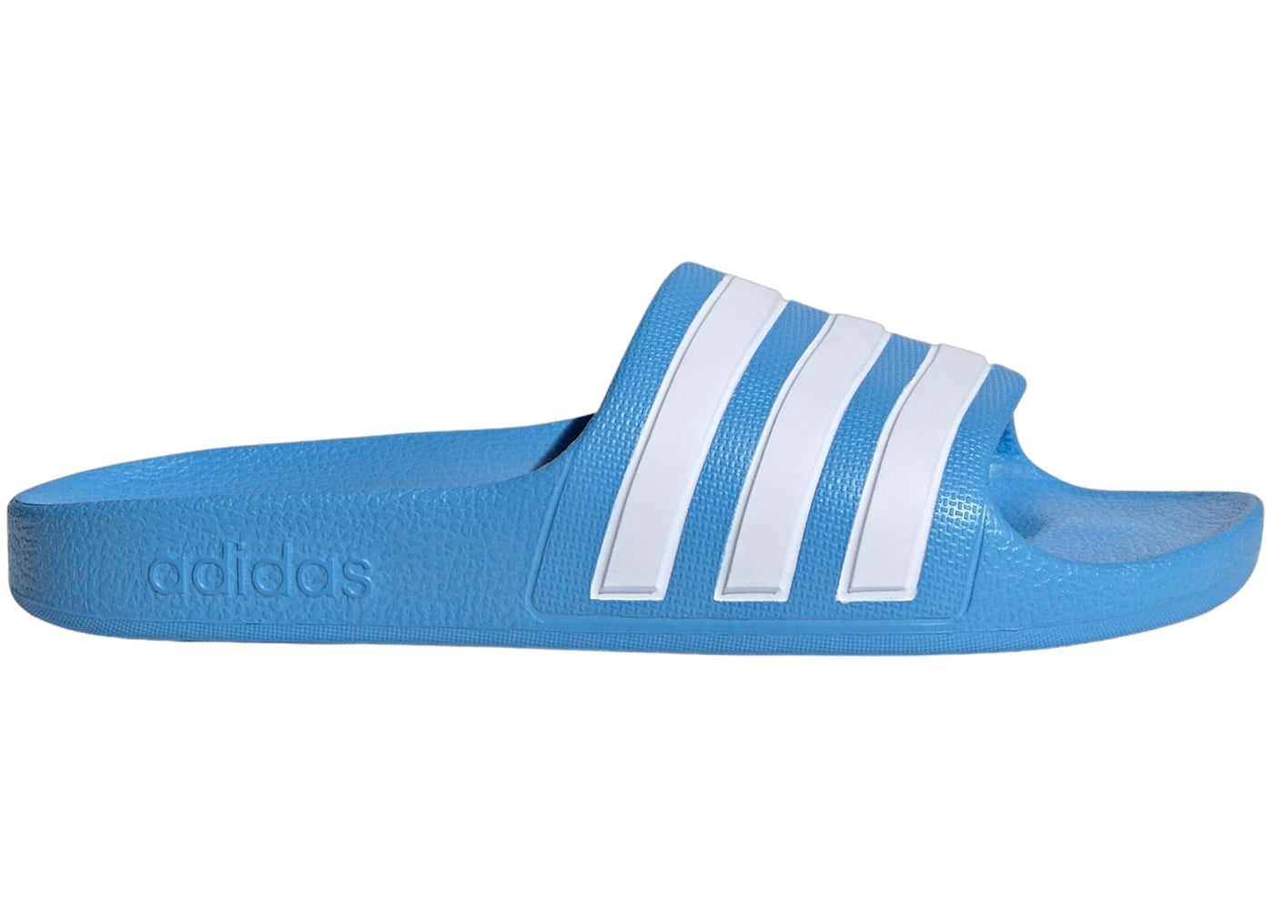 adidas Adilette Aqua Slides Blue Burst Cloud White (GS)