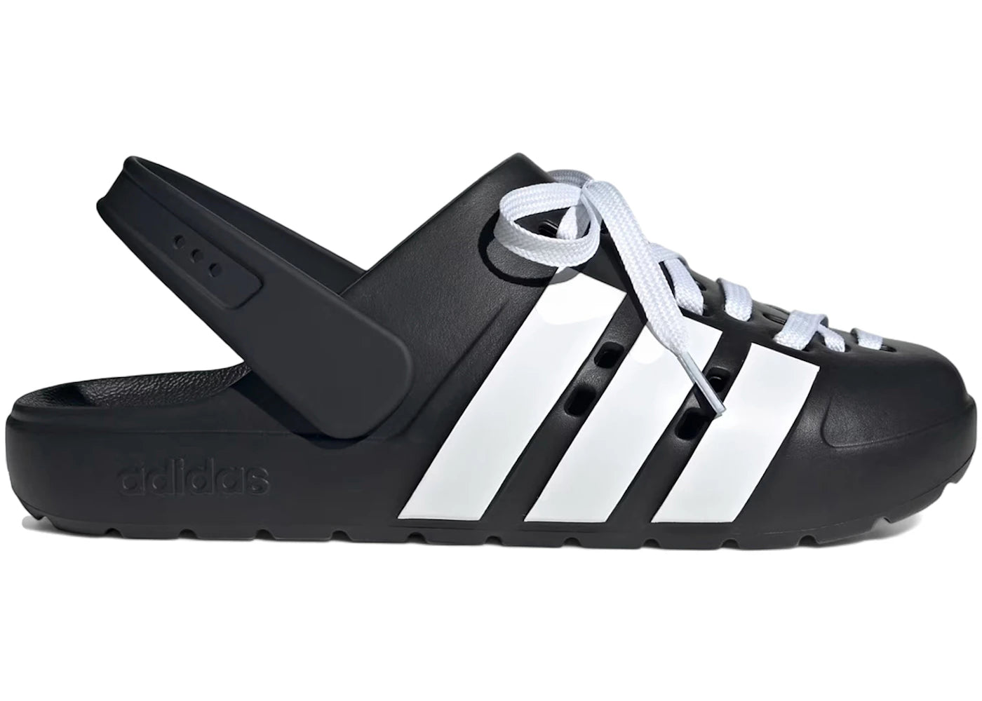 adidas Adilette Clog 2.0 Black Cloud White