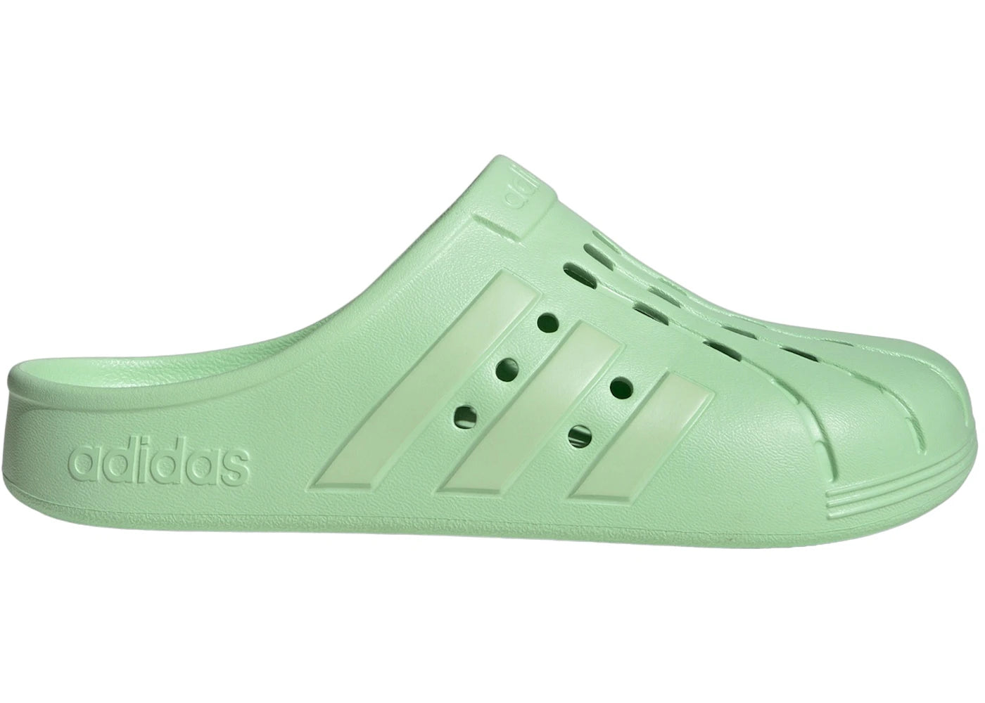 adidas Adilette Clogs Semi Green Spark