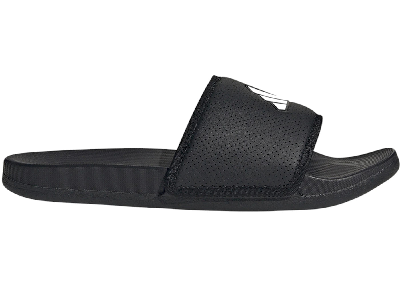 adidas Adilette Comfort Slides Black White