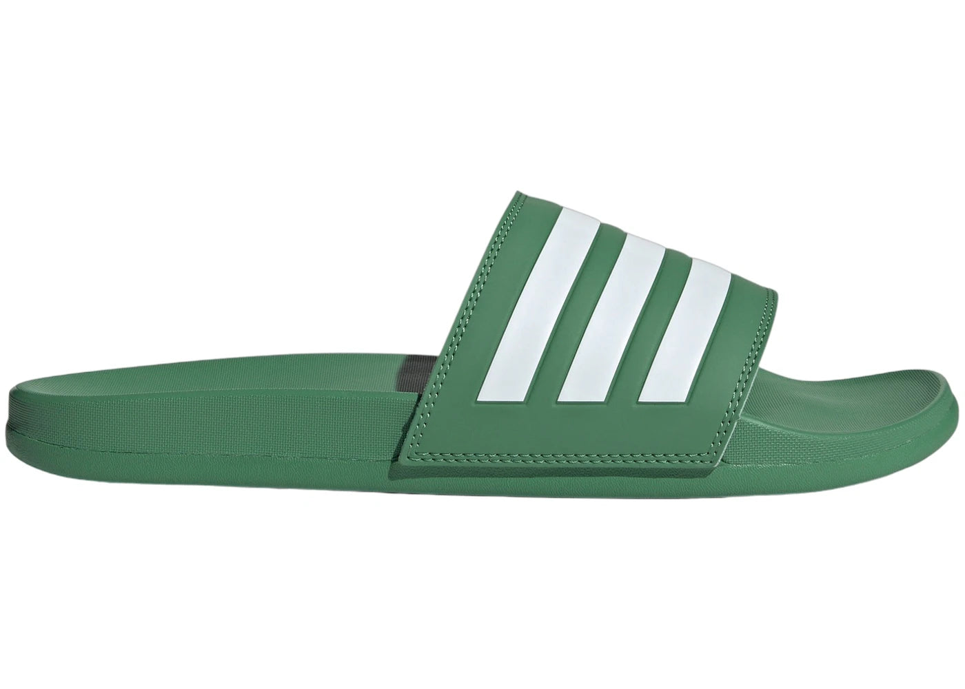 adidas Adilette Comfort Slides Preloved Green Cloud White