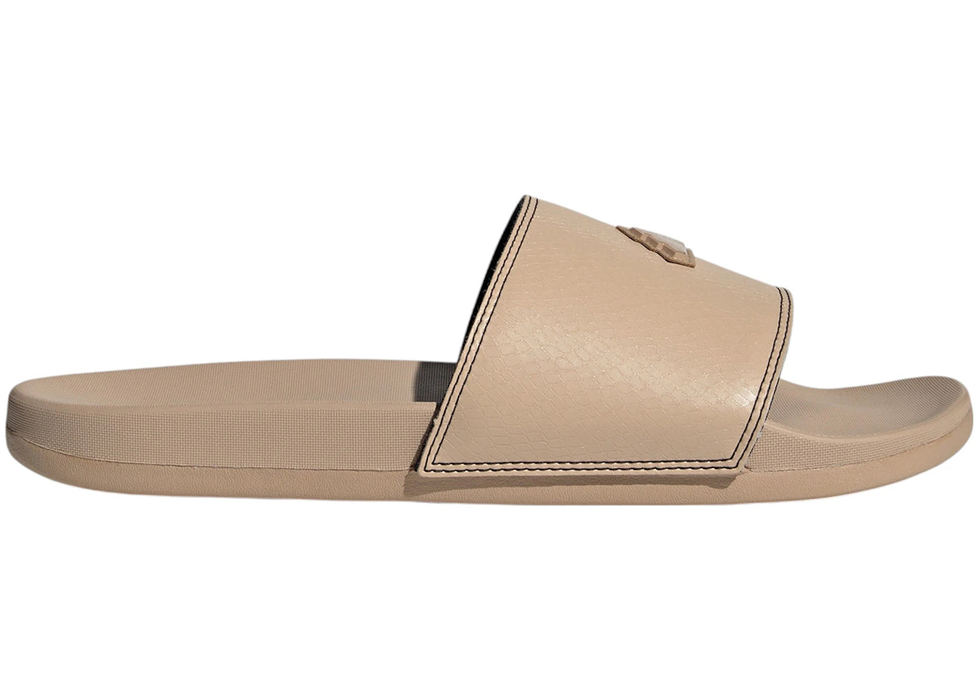 adidas Adilette Comfort Slides Warm Sandstone Core Black