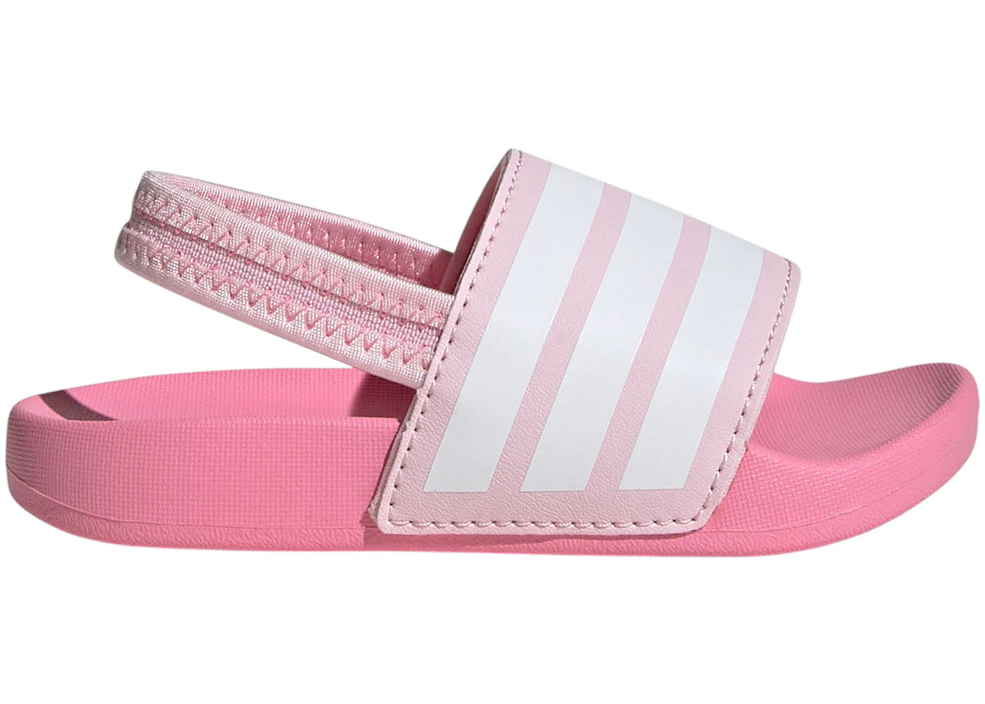 adidas Adilette Estrap Slides Clear Pink Cloud White Bliss Pink (TD)