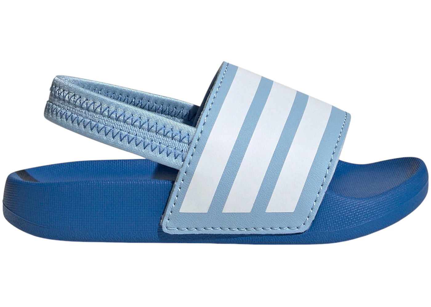 adidas Adilette Estrap Slides Clear Sky Cloud White Bright Royal (TD)