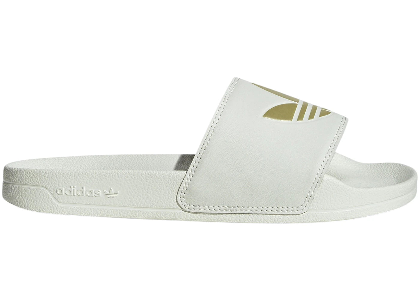 adidas Adilette Lite Slides Ivory Gold Metallic (Women's)