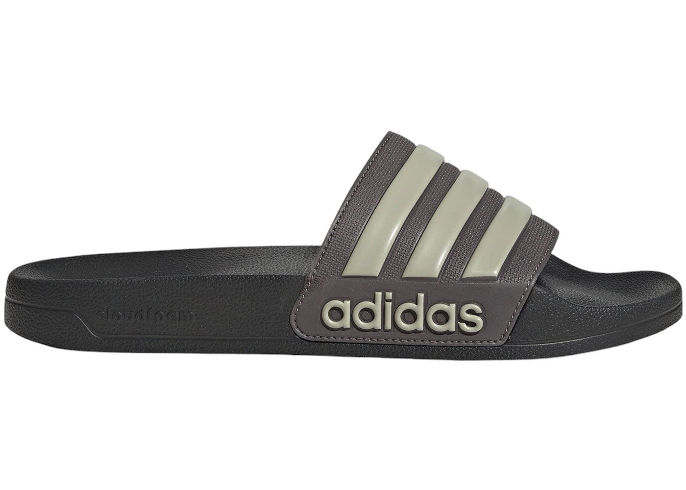 adidas Adilette Shower Slides Charcoal Putty Grey Carbon