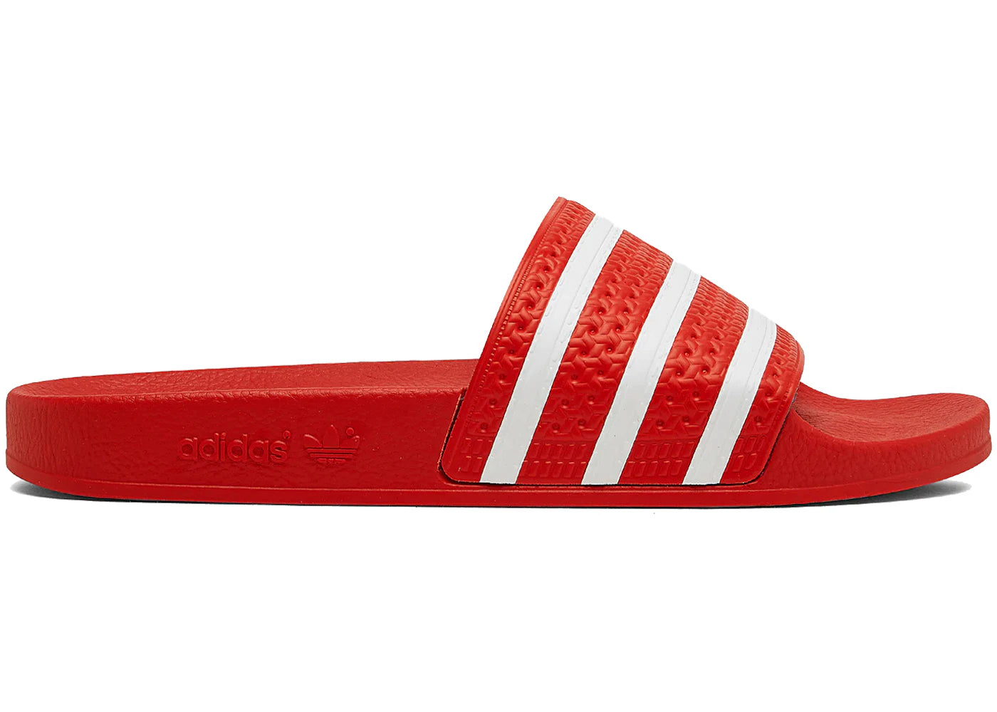 adidas Adilette Slides Lush Red White