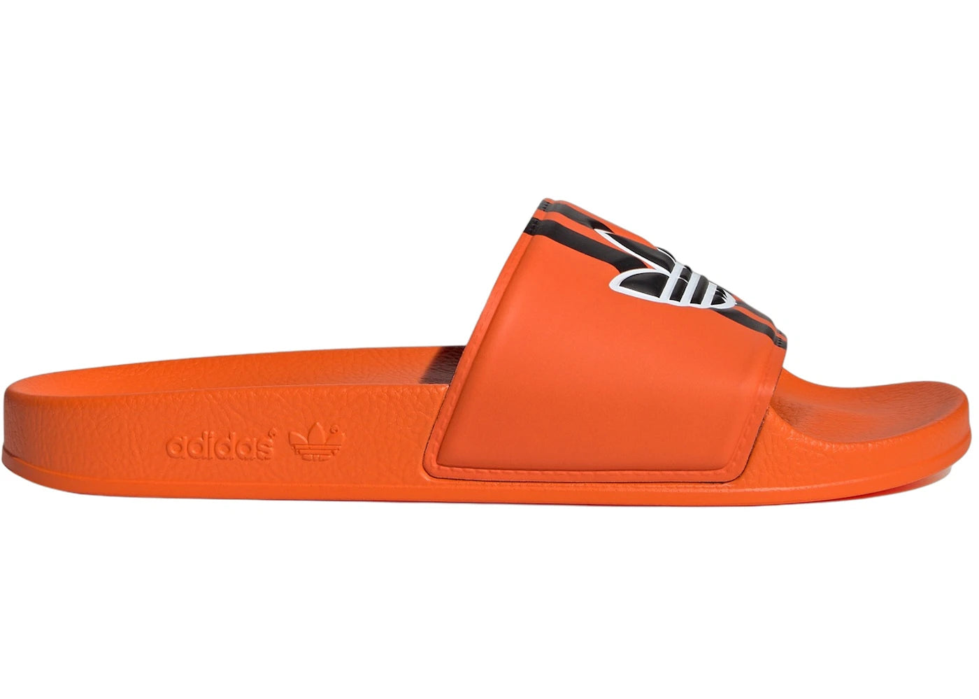 adidas Adilette Slides Orange Core Black Cloud White