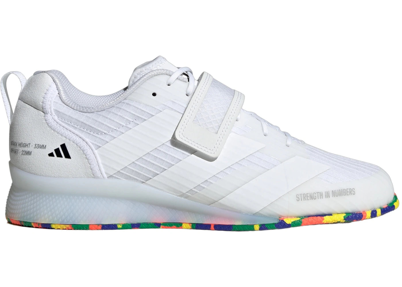 adidas Adipower 3 Cloud White Core Black