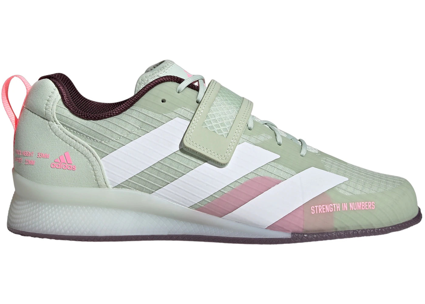 adidas Adipower 3 Linen Green Cloud White Beam Pink