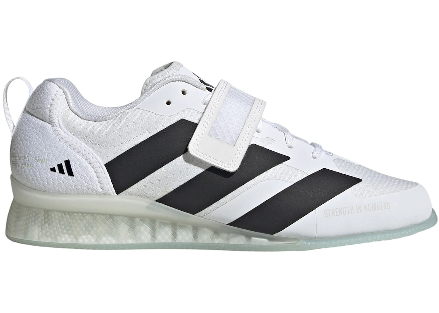 adidas Adipower 3 White Black Crystal Sky