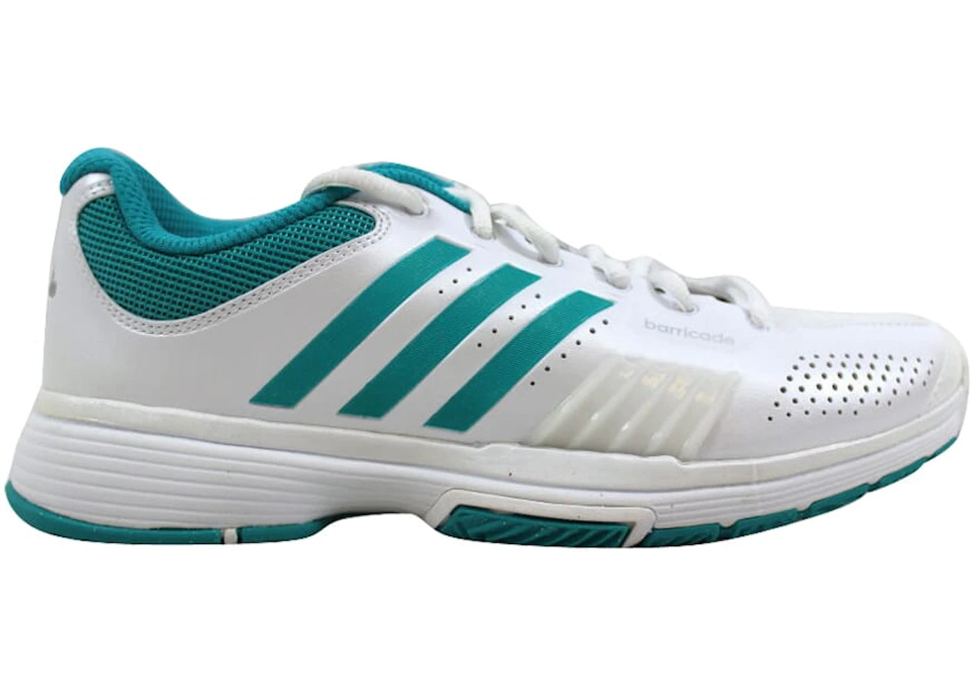 adidas Adipower Barricade White Green (Women's)