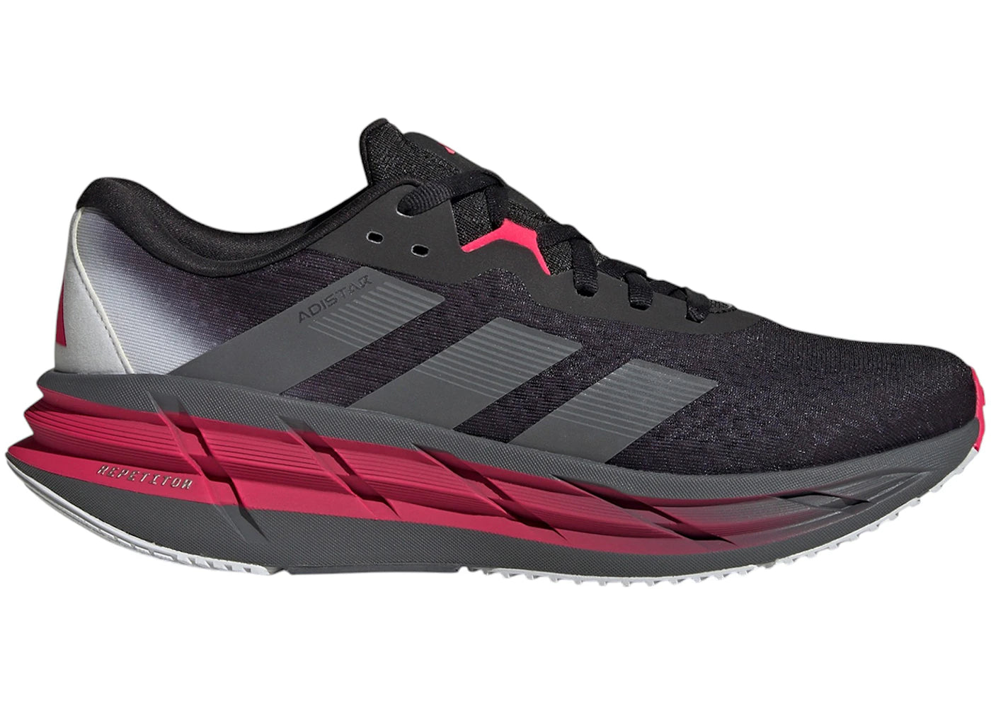 adidas Adistar 3 Core Black Iron Metallic Lucid Red